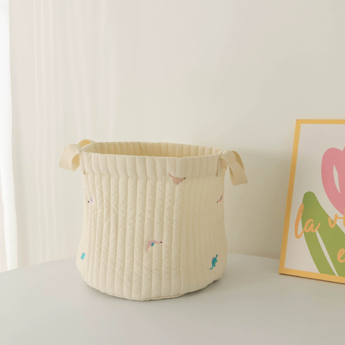 Baby Diaper Clothes Toy Organizer Bag Crib Storage Bag Multi-purpose Storage Basket