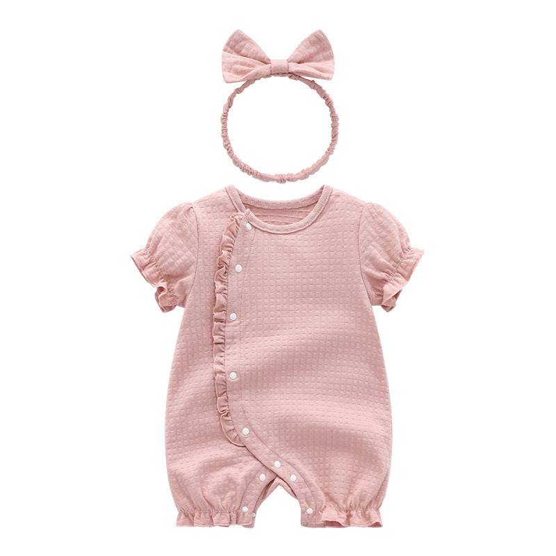 Short Sleeve Bodysuit Baby Suit Romper