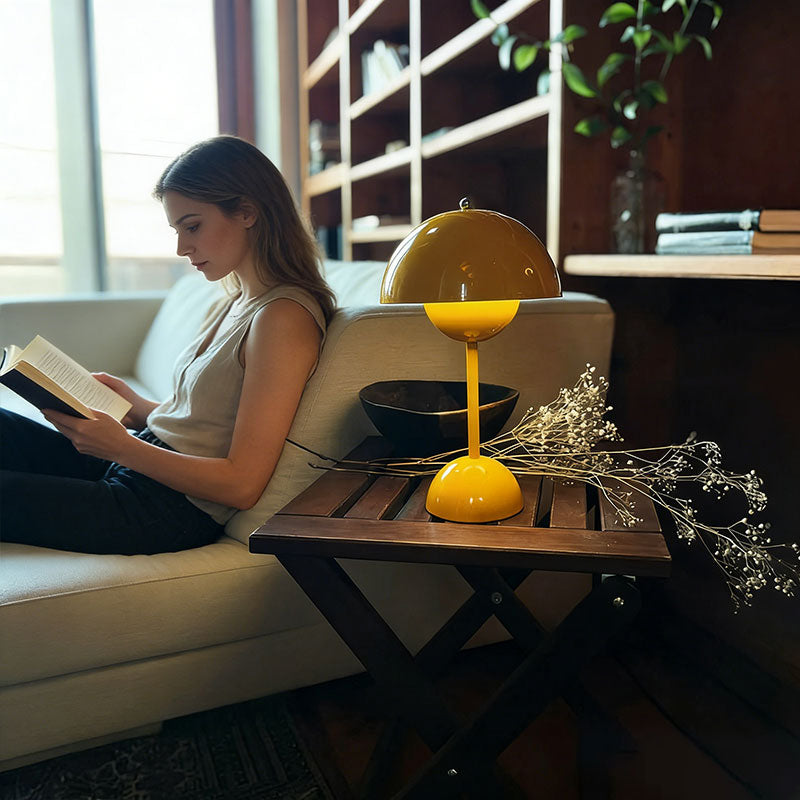 Nordic Mushroom Night Light, Rechargeable Touch LED Lamp for Home Decor, Bedroom, Desk, Wedding Decorations