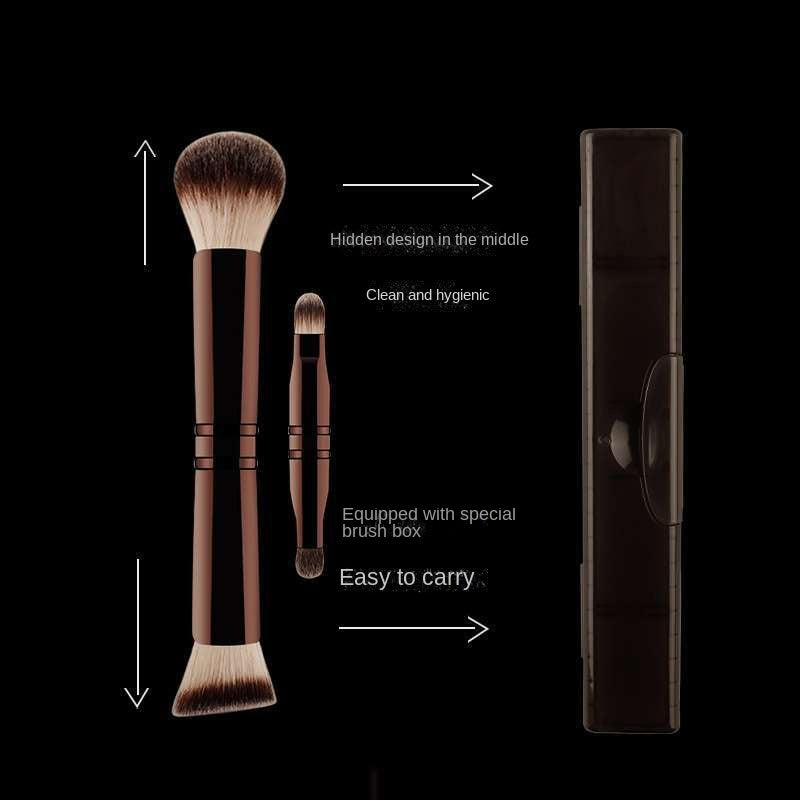 HG Four-Head Hidden Multi-Functional Makeup Brush, Powder Brush, Blush Brush