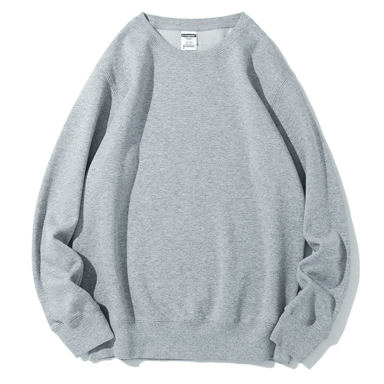 Sweatshirt Men's Round Neck Thicken Warm Outerwear Couple Style Long Sleeve