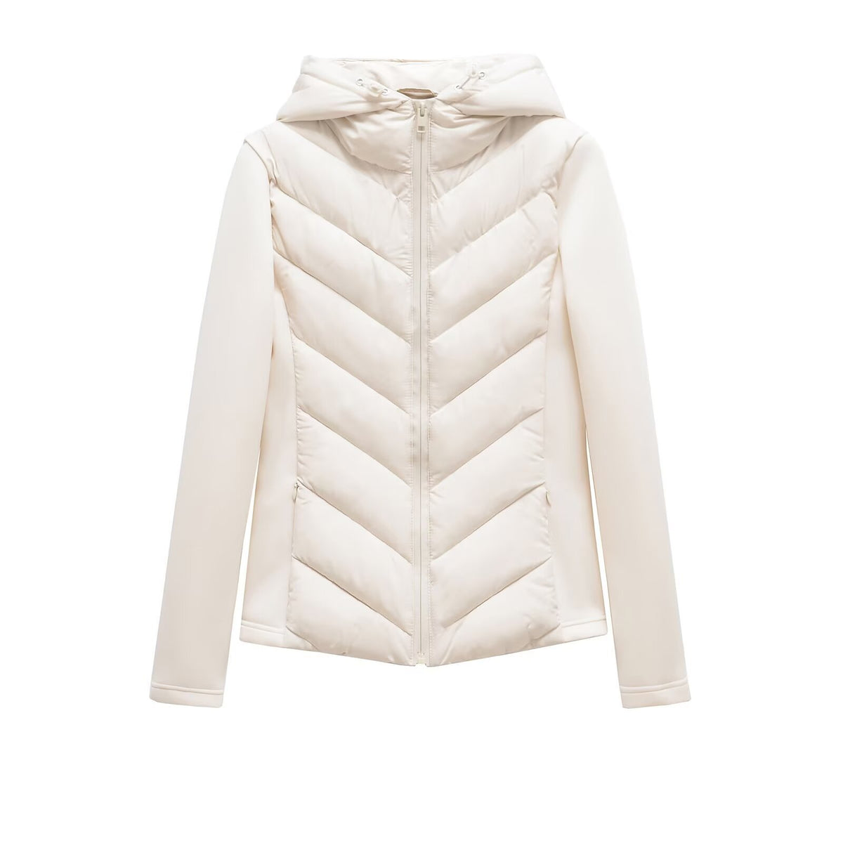 Slim Fit Lightweight Cotton Jacket with Hood for Women