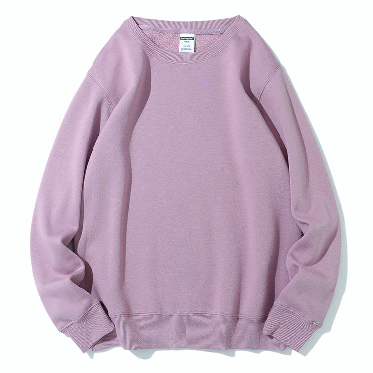 Sweatshirt Men's Round Neck Thicken Warm Outerwear Couple Style Long Sleeve
