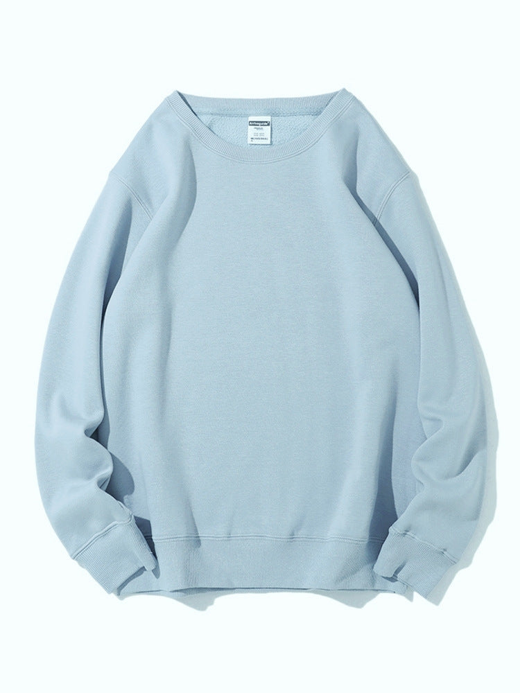 Sweatshirt Men's Round Neck Thicken Warm Outerwear Couple Style Long Sleeve