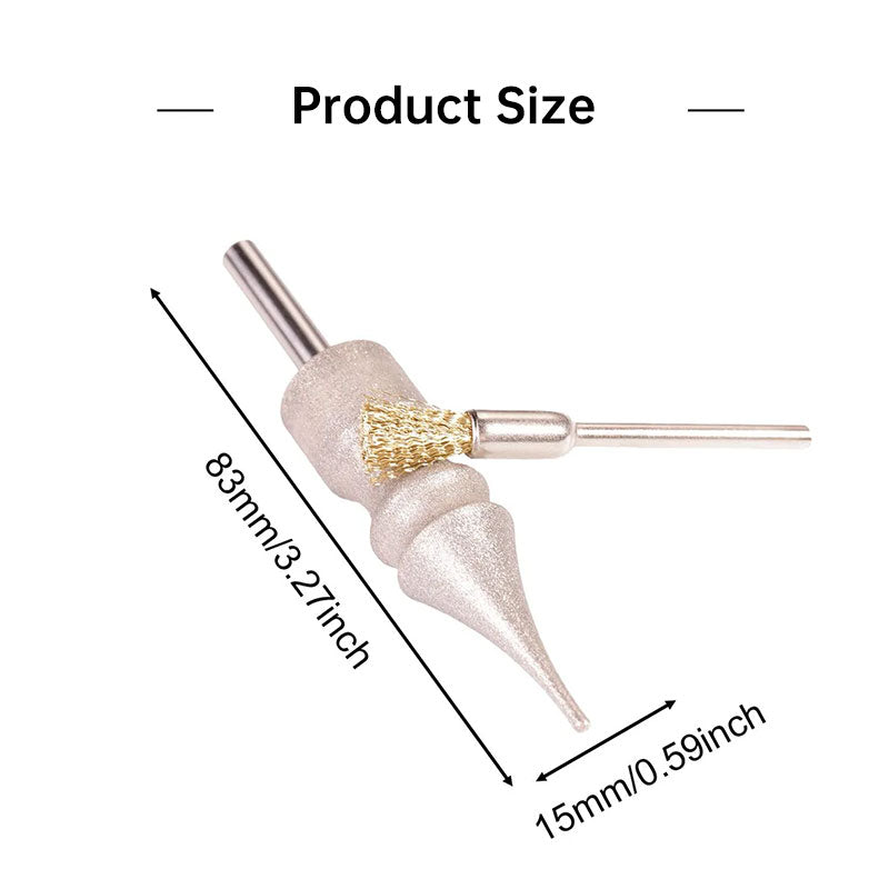 Professional Leather Polishing Kit - Burnishing Tools for Edge Finishing & Shaping