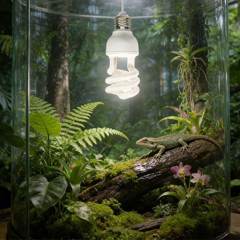 UVB 5.0 10.0 Reptile Heating Lamp13W 26W UVB Rays Energy Heating Light EU/US Calcium-enriched Bulb Lamp for Turtle Lizard Snake