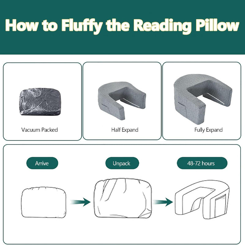 56*56*33CM Special table for reading on bed with knees resting on the pillow and for gaming with the game pillow