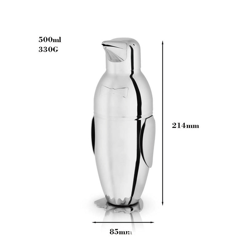 Shaker Professional Cocktail Shaker Stainless Steel Penguin Cup Cocktail Mixing Bottle Cocktail Shaker