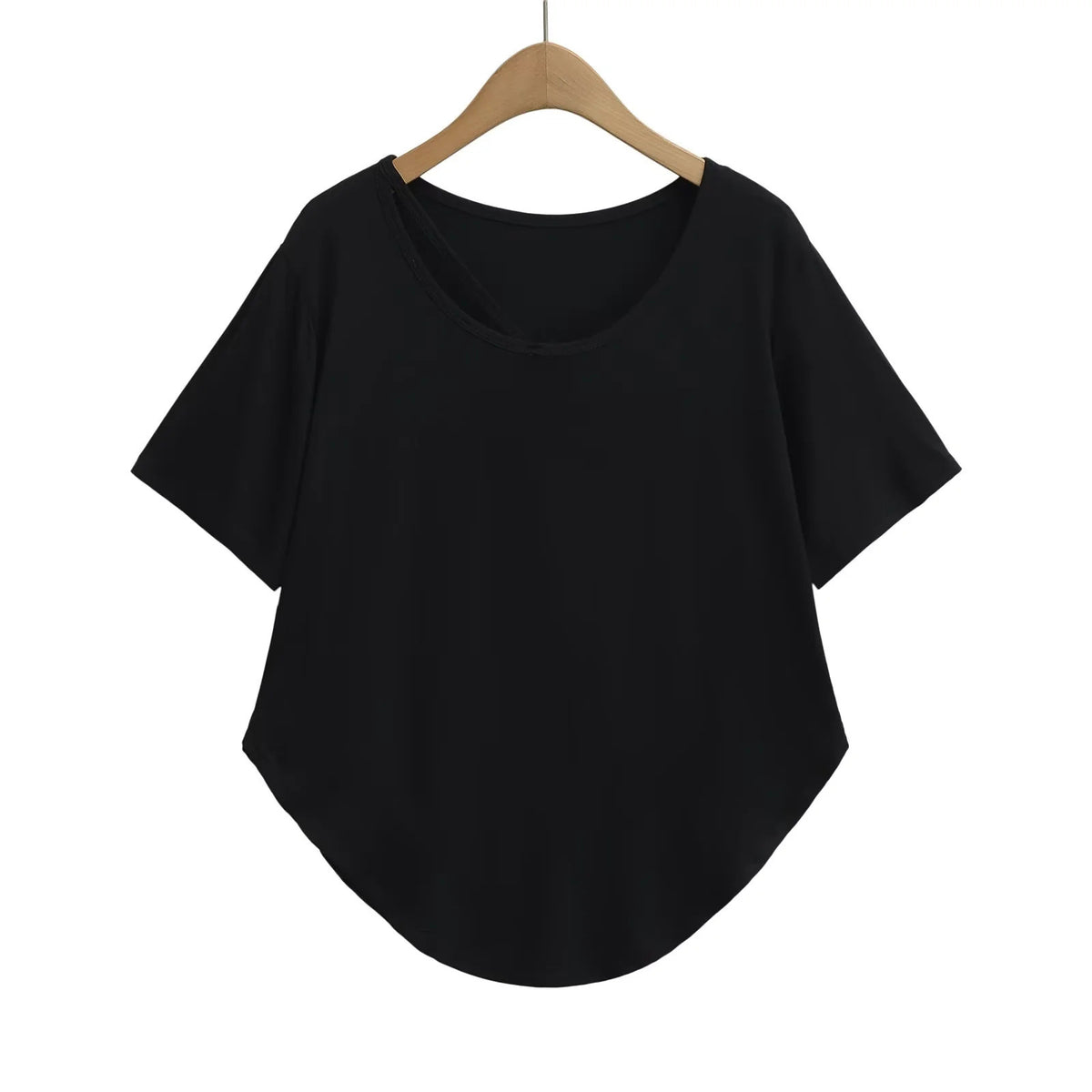 Lightweight Sleeveless T-Shirt for Women, Irregular Loose Sun Protection Top