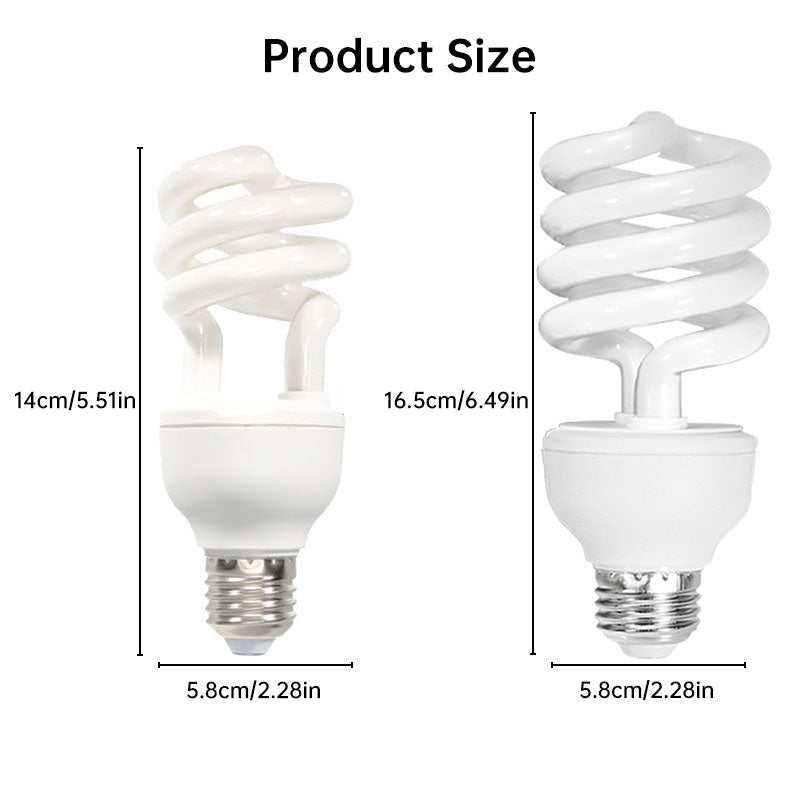 UVB 5.0 10.0 Reptile Heating Lamp13W 26W UVB Rays Energy Heating Light EU/US Calcium-enriched Bulb Lamp for Turtle Lizard Snake