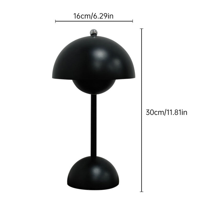 Nordic Mushroom Night Light, Rechargeable Touch LED Lamp for Home Decor, Bedroom, Desk, Wedding Decorations