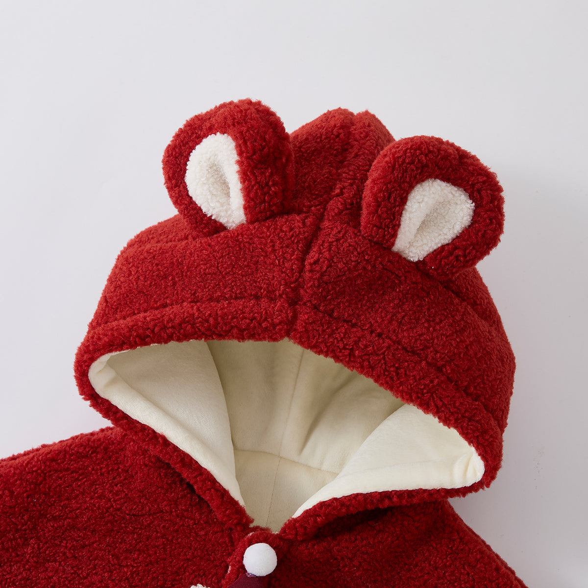 Poncho Coat for Baby Girls, Warm Thickened Winter Outerwear, Stylish and Versatile Cape Design