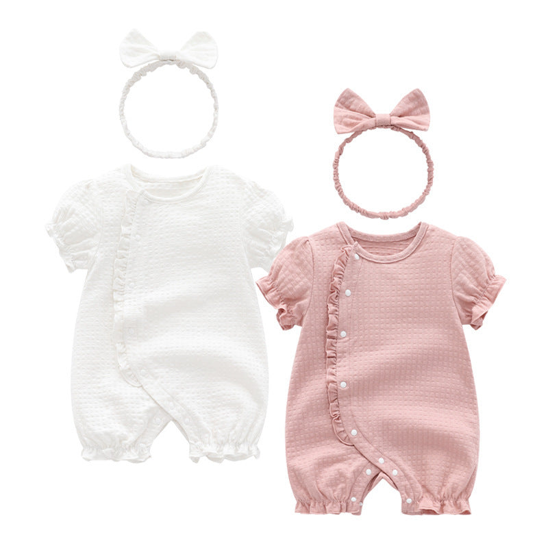 Short Sleeve Bodysuit Baby Suit Romper