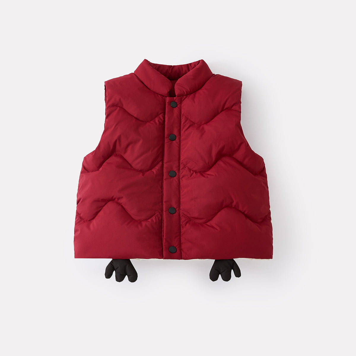 Thickened Vest Set for Toddlers and Babies, Boys' Outerwear with Fleece Hoodie and Pants