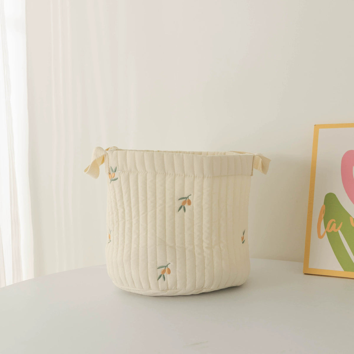 Baby Diaper Clothes Toy Organizer Bag Crib Storage Bag Multi-purpose Storage Basket